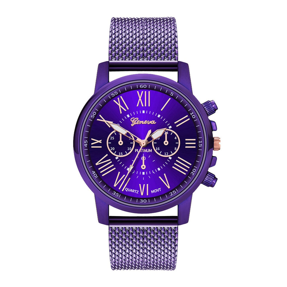 Relogio Feminino 2019 Famous Brand Luxury Watches Women Stainless Steel Band Analog Quartz Round Wrist Watch Female Clock Femme