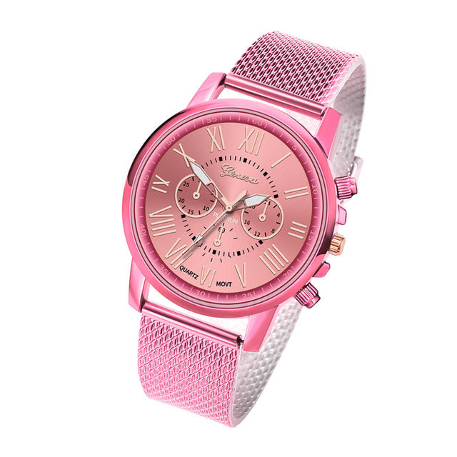 Relogio Feminino 2019 Famous Brand Luxury Watches Women Stainless Steel Band Analog Quartz Round Wrist Watch Female Clock Femme