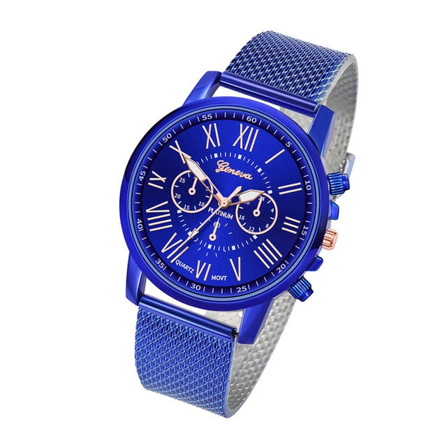 Relogio Feminino 2019 Famous Brand Luxury Watches Women Stainless Steel Band Analog Quartz Round Wrist Watch Female Clock Femme