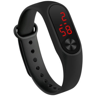Four Colors Children's Digital Watch Led Sport Watch Casual Silicone For Kids Watches Wristwatch Bracelet
