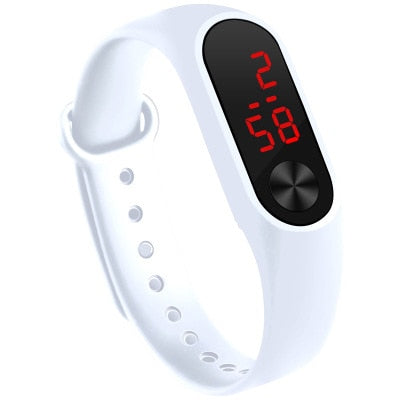 Four Colors Children's Digital Watch Led Sport Watch Casual Silicone For Kids Watches Wristwatch Bracelet