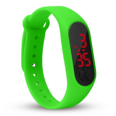 Four Colors Children's Digital Watch Led Sport Watch Casual Silicone For Kids Watches Wristwatch Bracelet