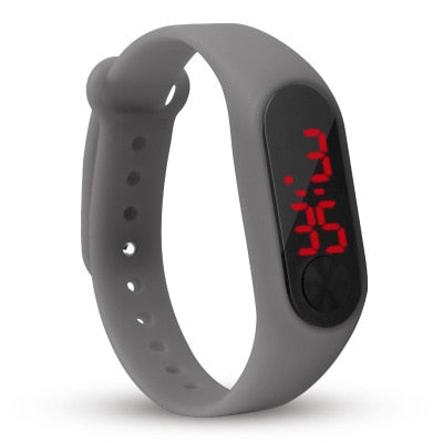 Four Colors Children's Digital Watch Led Sport Watch Casual Silicone For Kids Watches Wristwatch Bracelet