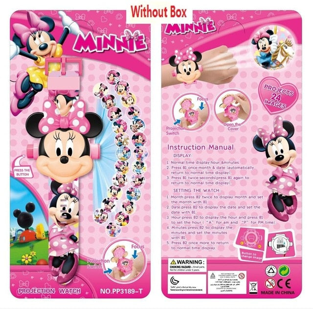 Wholesale Spiderman Children Watches Kids 3D Projection Cartoon Pattern Girls Watch Child boys Digital Wristwatches
