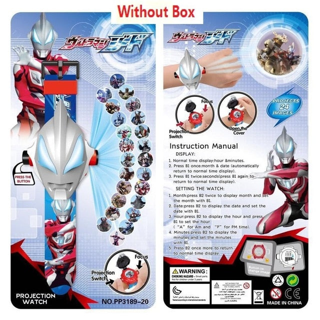 Wholesale Spiderman Children Watches Kids 3D Projection Cartoon Pattern Girls Watch Child boys Digital Wristwatches