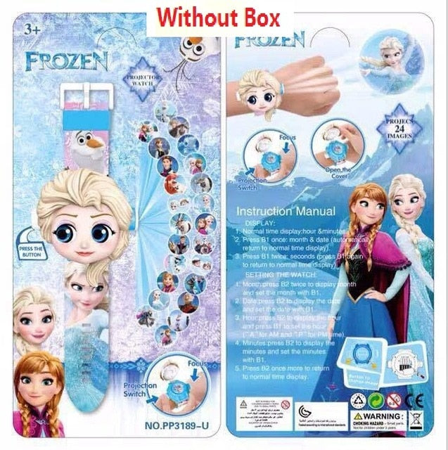 Wholesale Spiderman Children Watches Kids 3D Projection Cartoon Pattern Girls Watch Child boys Digital Wristwatches