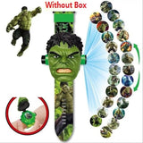 Wholesale Spiderman Children Watches Kids 3D Projection Cartoon Pattern Girls Watch Child boys Digital Wristwatches