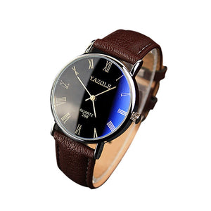 Fashion Luxury Men Faux Leather Band Watch reloj inteligente mujer Clock Quartz Analog Watches bracelet Clock montre homme XS