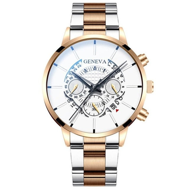 1pc 85g Men's Watch Fashion Cool Unique Digital Literal Multi Layer Dial Men Quartz Mesh Belt Watch man watch 2019 @3